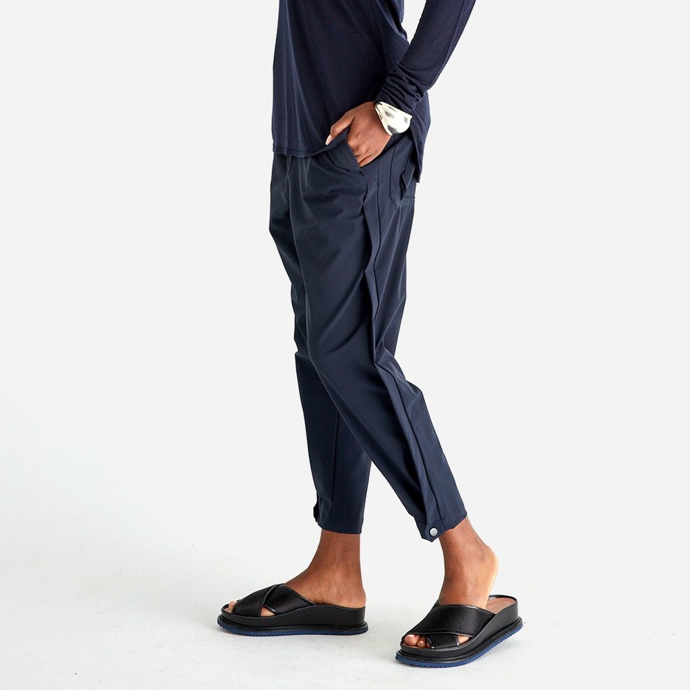 Paskho Sanctuary Cropped Pleated Travel Pants